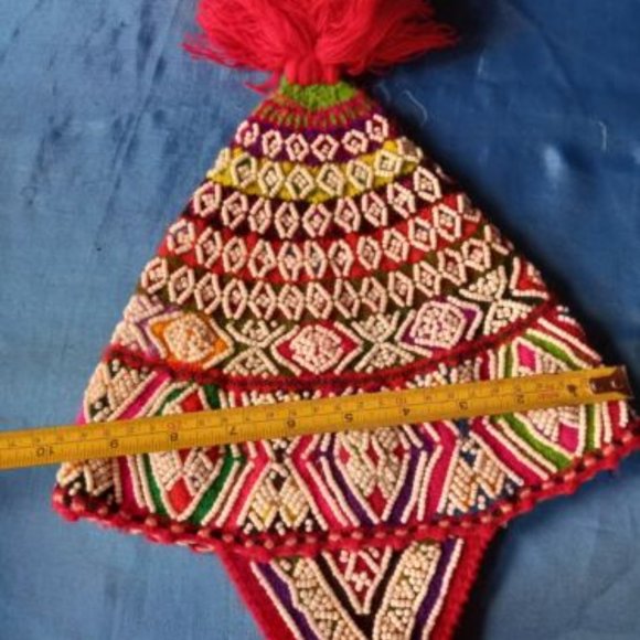 Peruvian Handmade Unisex Chullo hat cap - winter warm - ceremonial Shaman main image 10